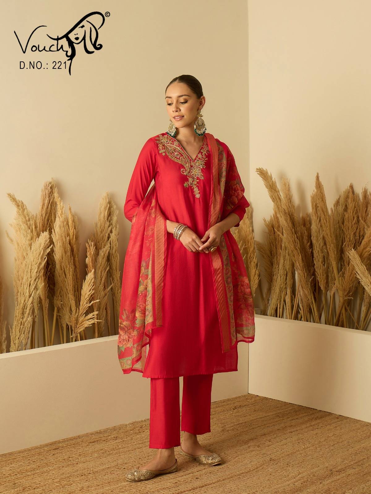 Roman silk BY VOUCH 213 to 254 series Stylish Fancy Colorful party weat dresses At Wholesale Price